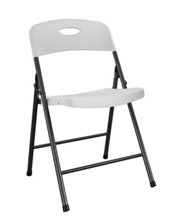 White Heavy Duty Folding Chair