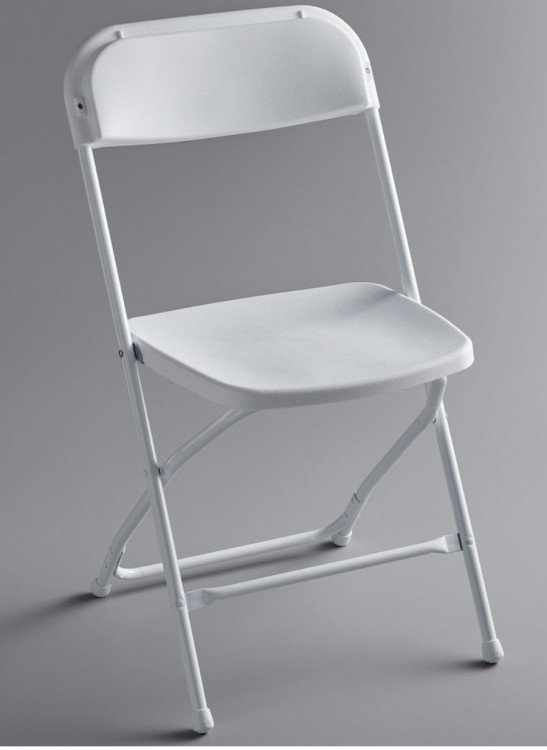 White Folding Chair