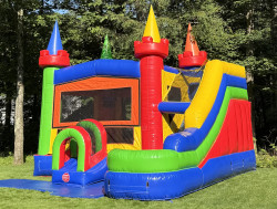 IMG 2905 1752335184 Rainbow Castle Bounce Slide Combo